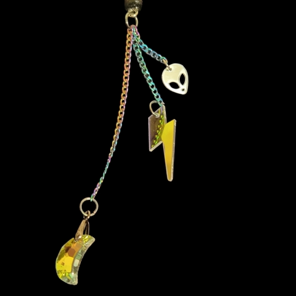 100% Customizable Handmade Hairstick Hair Accessories with chain & charms! - Picture 2 of 7